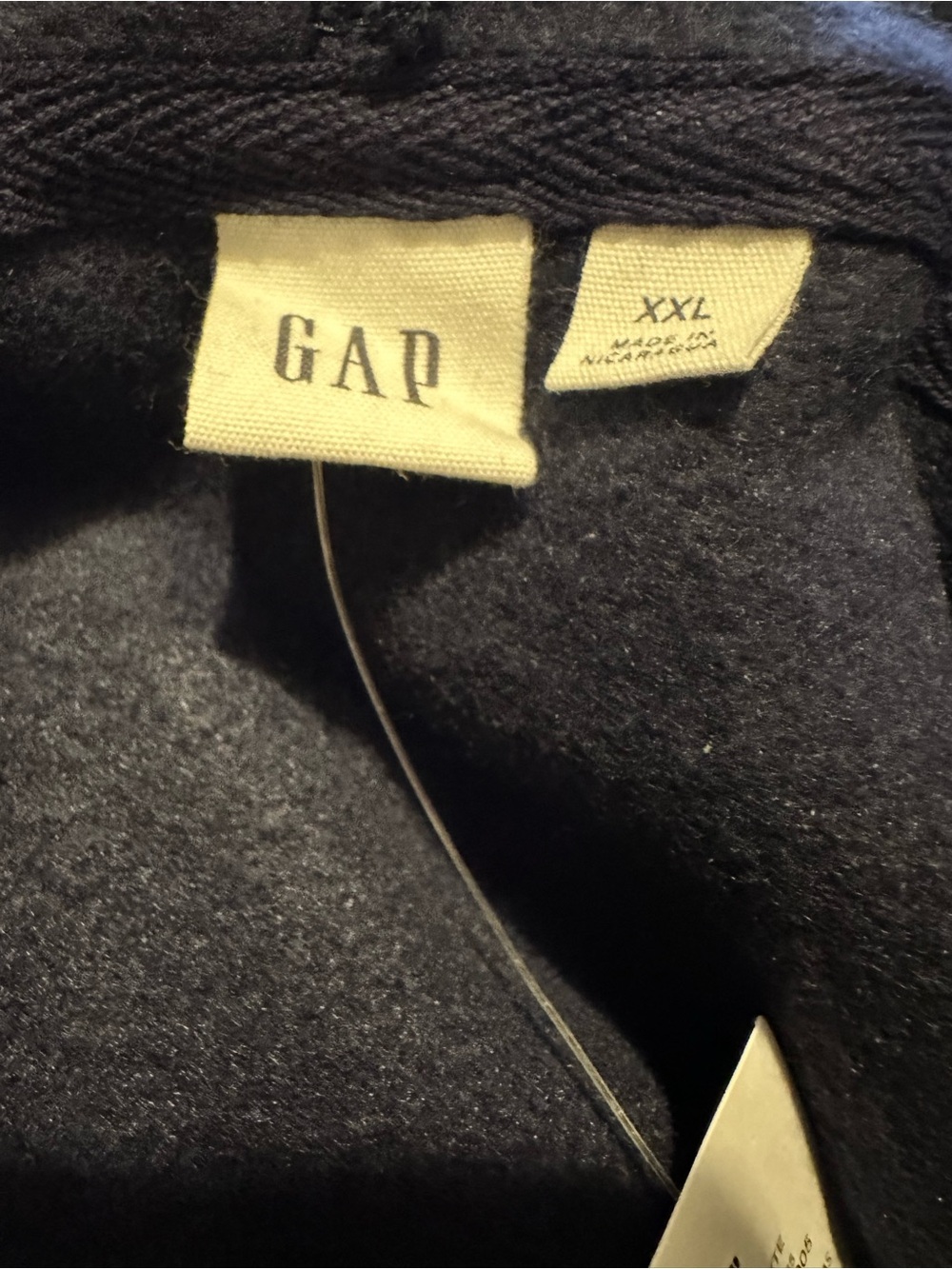GAP FACTORY | Sweatshirt | GAP Logo Hoodie Sweatshirt | Navy Uniform - Picture 8 of 10